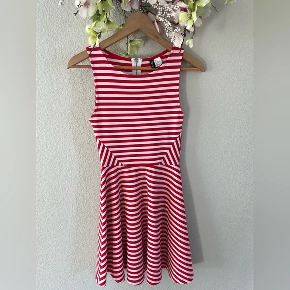 Forever 21 | Dresses | Forever 2 Stripped Flare Skater Dress Size Xs |  Poshmark